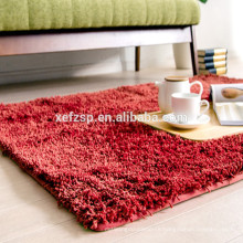 Confortable rugs for kids room microfiber red carpet